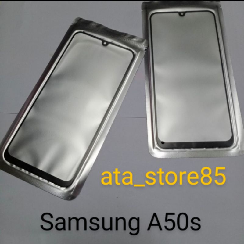 Kaca Depan TS TC Touchscreen Glass LCD + Lem Oca Kering Samsung A50s Original