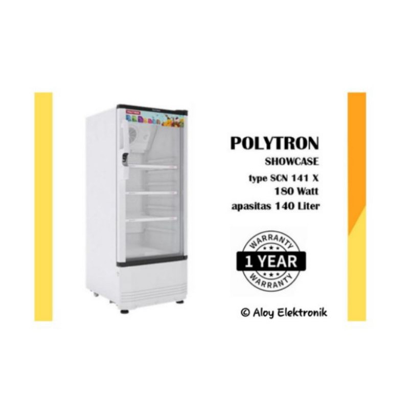 Showcase Polytron SCN 141 3 RAK - 140 Liter