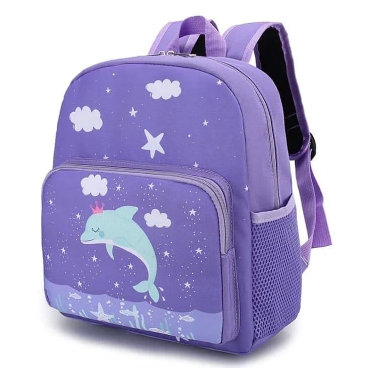 dzakybag - Tas Ransel Sekolah Anak SD Perempuan karakter unicorn Lumbah - lumbah trendy kekinian