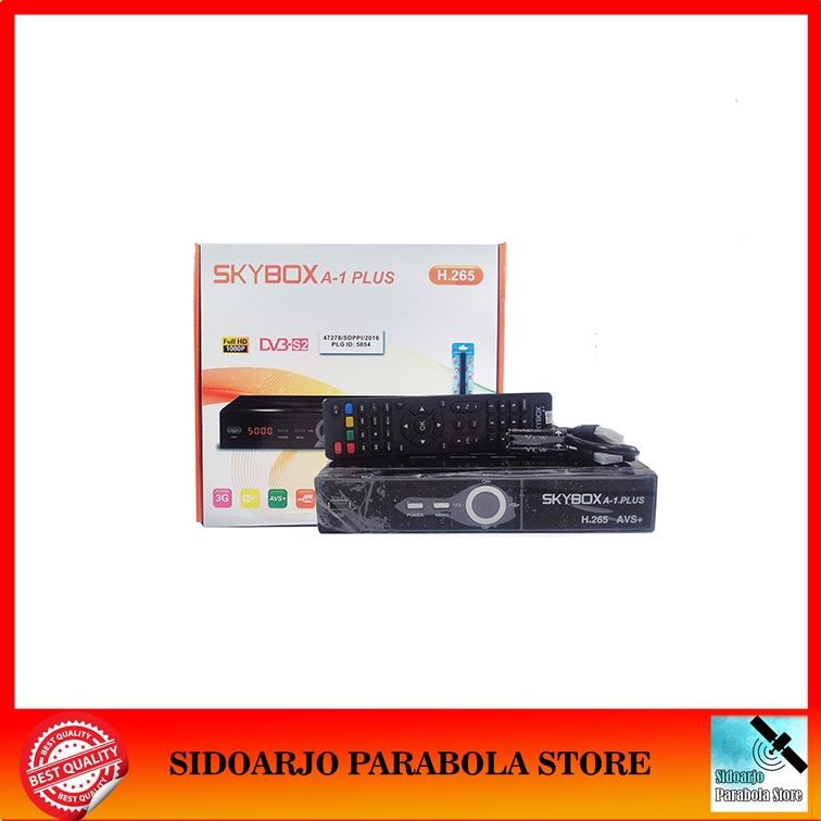 Skybox A1 Plus Receiver HD H265 HEVC Parabola Support Acakan Internet