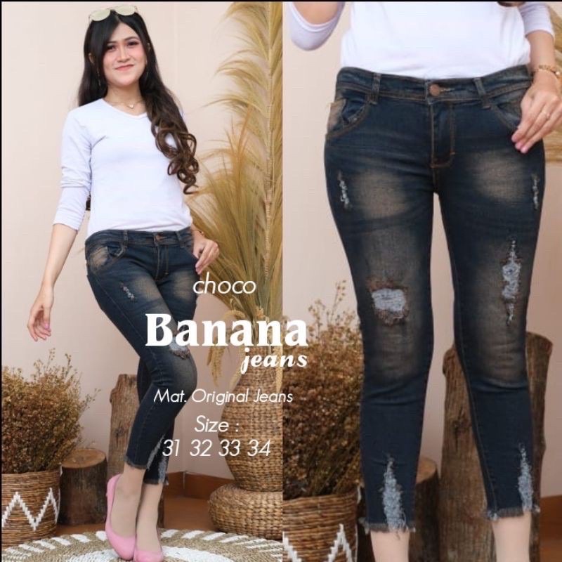 BANANA JEANS RIPPED 7/8