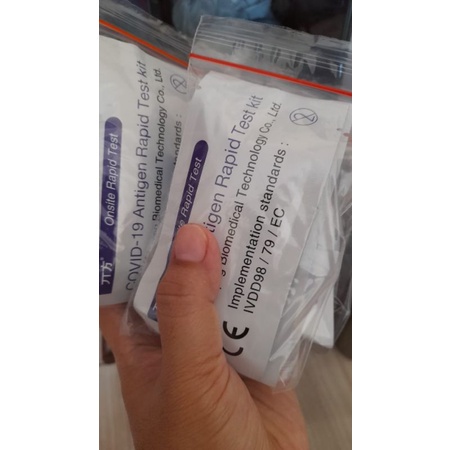 TEST ANTIGEN SALIVA 1 PCS RAPID AIR LIUR MEREK NOVEL KEMENKES AKURAT ORIGINAL SIAP KIRIM