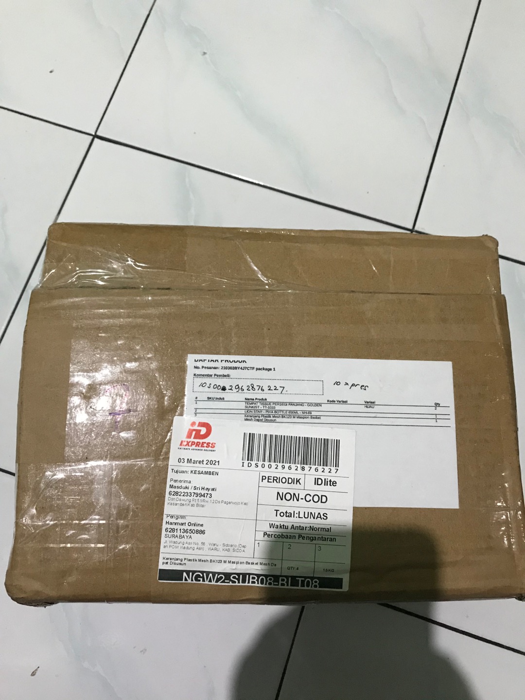 Lion Star - Pixa Bottle 650ml - Nh-69