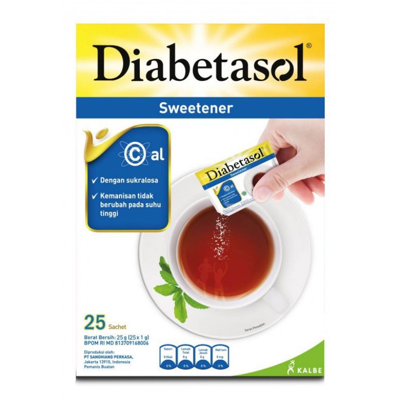

Diaberasol Sweetner 25 Sacet