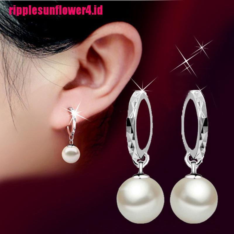 Anting Tusuk sterling Silver 925 Dengan Mutiara Untuk Wanita