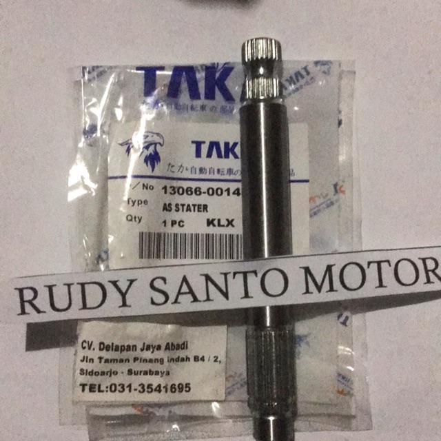 AS SELAHAN AS KICK STATER STARTER KLX 150 TAKA