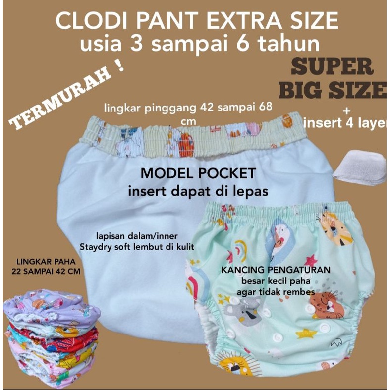 CLODI JUMBO /CLODI PANT JUMBO /POPOK BAYI JUMBO