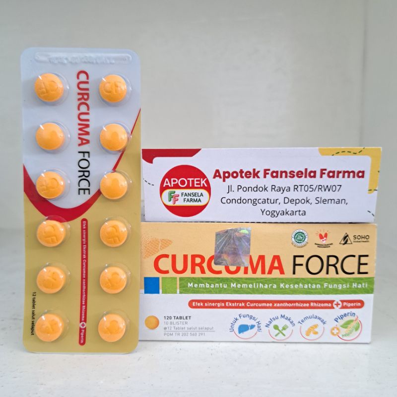 Curcuma force penambah nafsu makan vitamin suplemen kesehatan