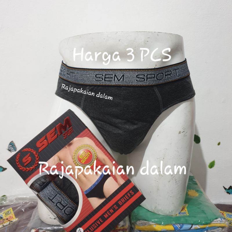 Celana dalam pria SEM 912 / Harga 3 PCS