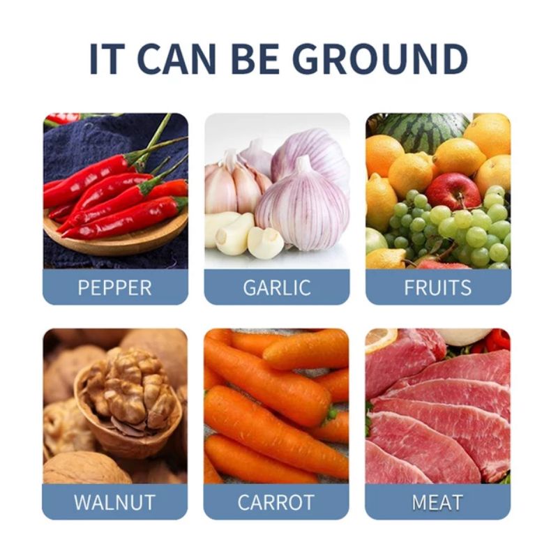 Blender Capsule Elektrik Portable Cutter Quatre Juicer /Daging/Bumbu 2 Liter