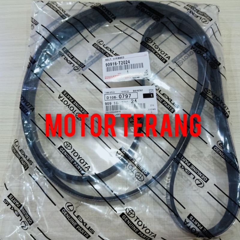 FAN BELT TOYOTA INNOVA BENSIN ASLI ORIGINAL