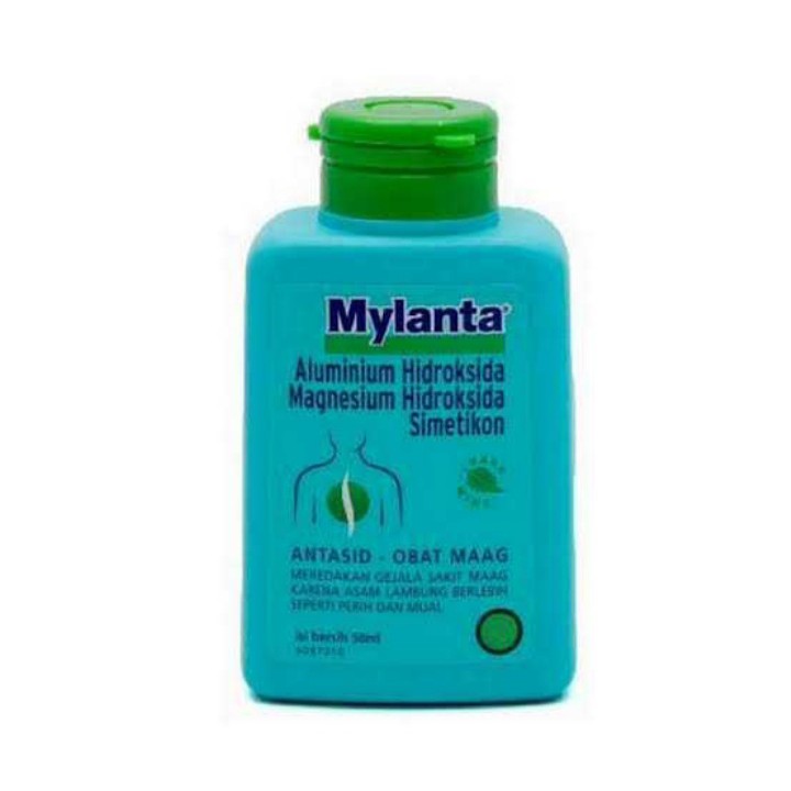 mylanta liquid 150 ml / obat maag/ perut kembung