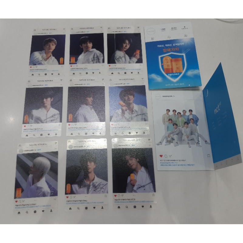 PhotoCard PC NCT X Nature Republic Original Official Asli