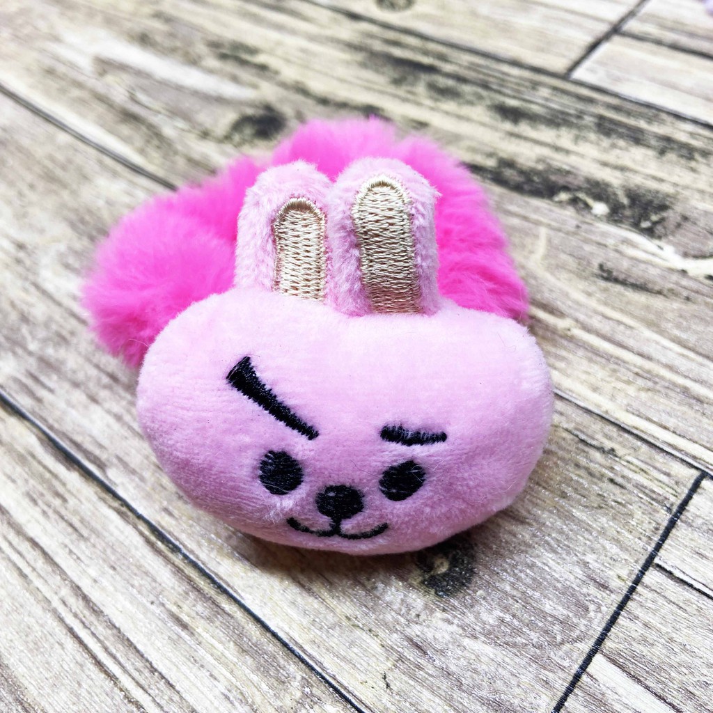 ( BISA COD ) IKAT RAMBUT BULU POM POM BT21 BTS  / KUNCIRAN RAMBUT / KUNCIR RAMBUT / HAIRBANDS BT21-KCR035- Cooky