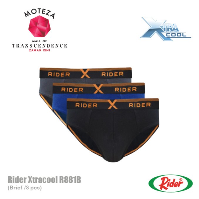 Celana Dalam Pria Mini Brief - RIDER Xtracool R 881 B