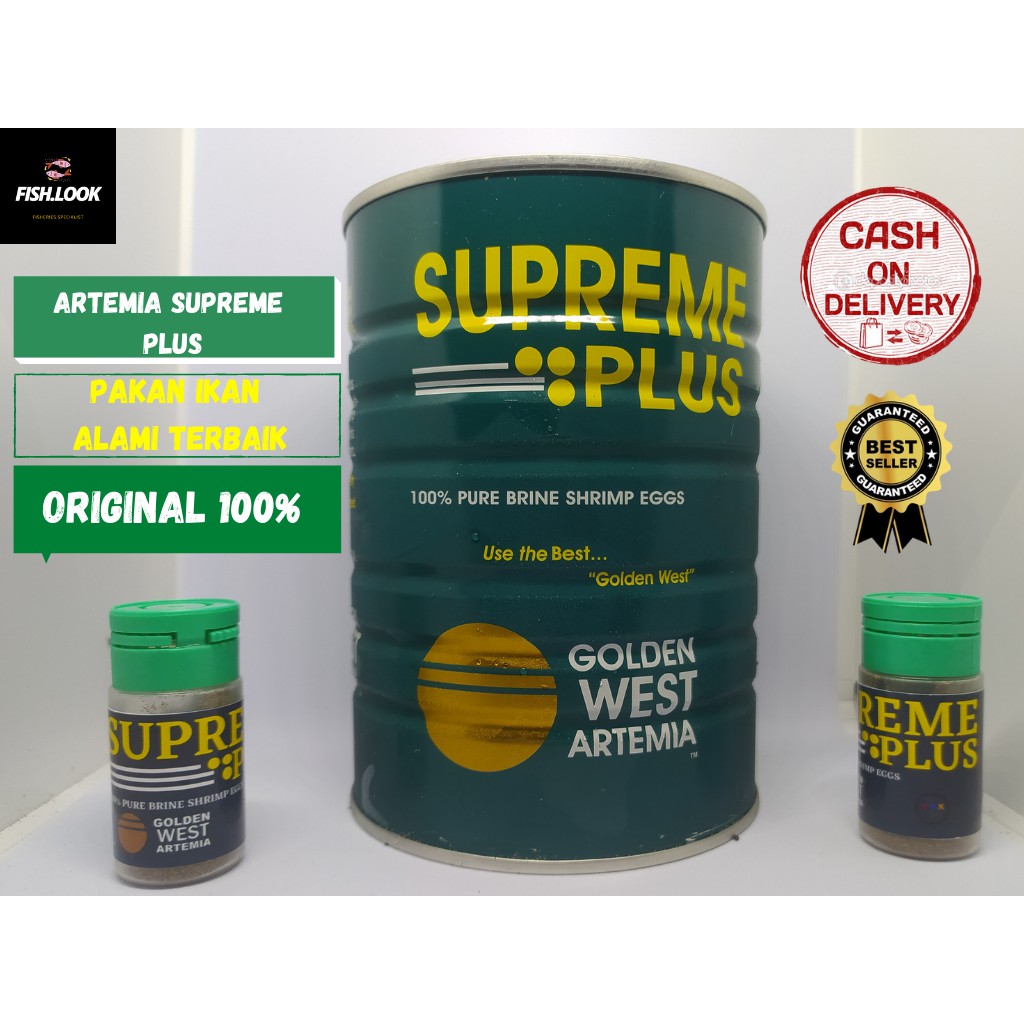 Artemia Supreme Plus 10 Gram SupremePlus Golden West Kultur 10gram 10gr