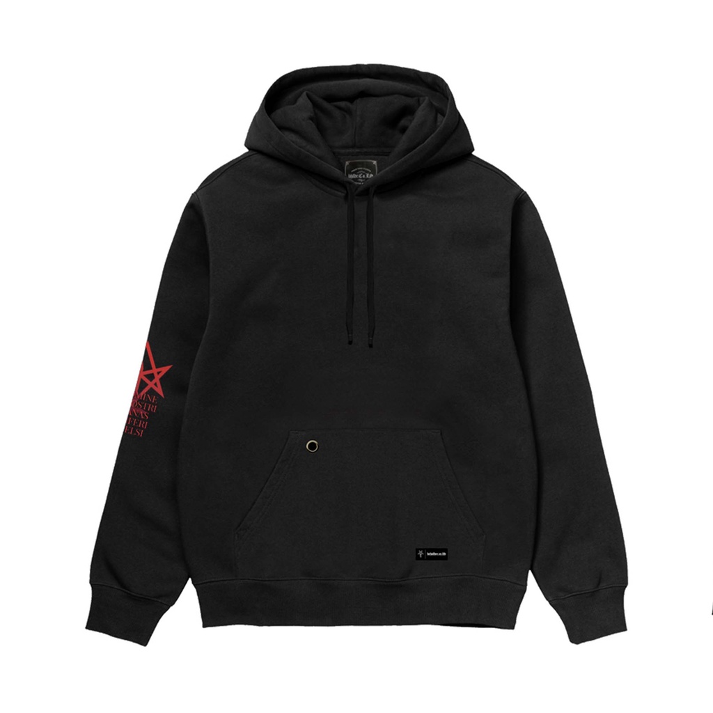 BEHOLDER Pullover Hoodie In His Name Black