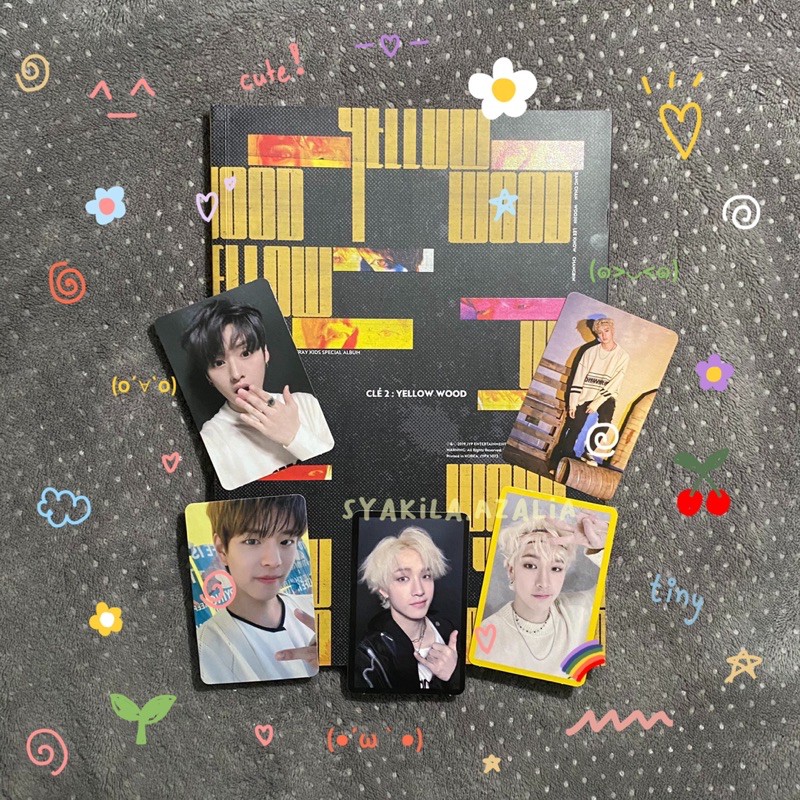 Album & PC Yellow Wood Bang Chan, Seungmin, Lee Know
