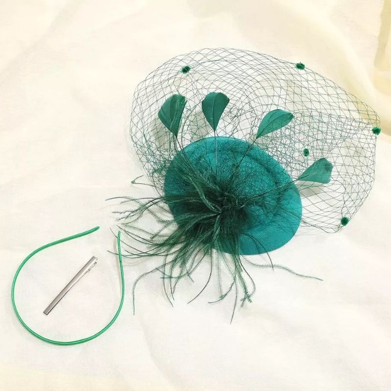 Wedding hat fascinator topi jaring pernikahan