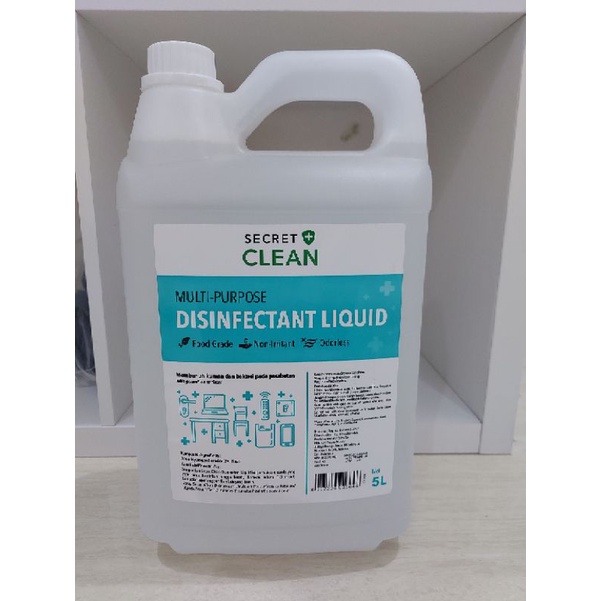 Secret Clean Multi Purpose Disinfectant Liquid 5 liter