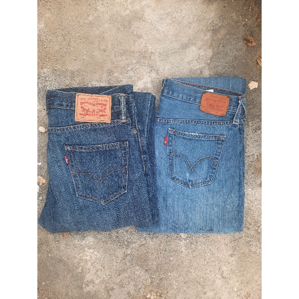 levis 501 dan 511 second preloved