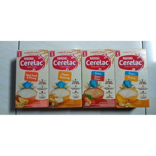 NESTLE CERELAC Bubur Bayi 6 Bulan Beras Merah / Kacang  