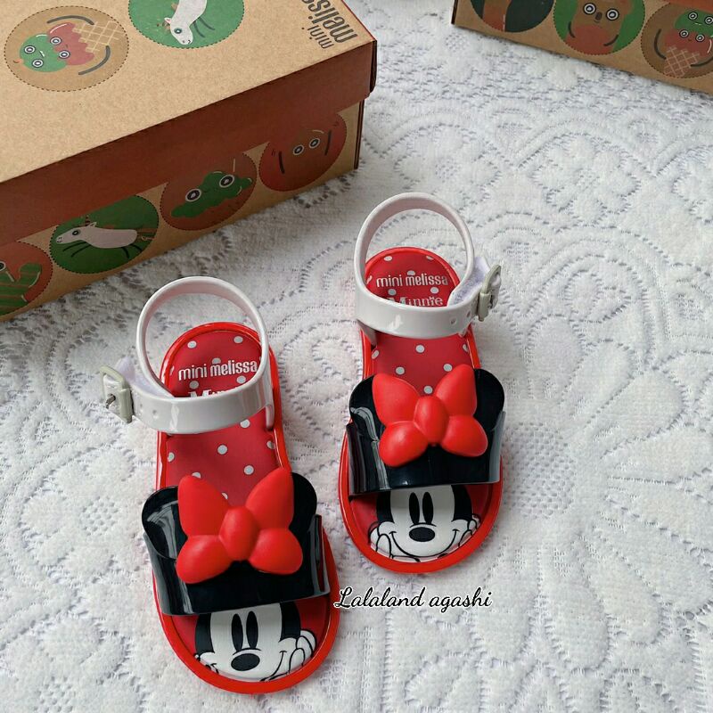 Sandal minimel minnie mouse White/sandal anak melis4sa/sandal melissa disney/sandal jelly anak