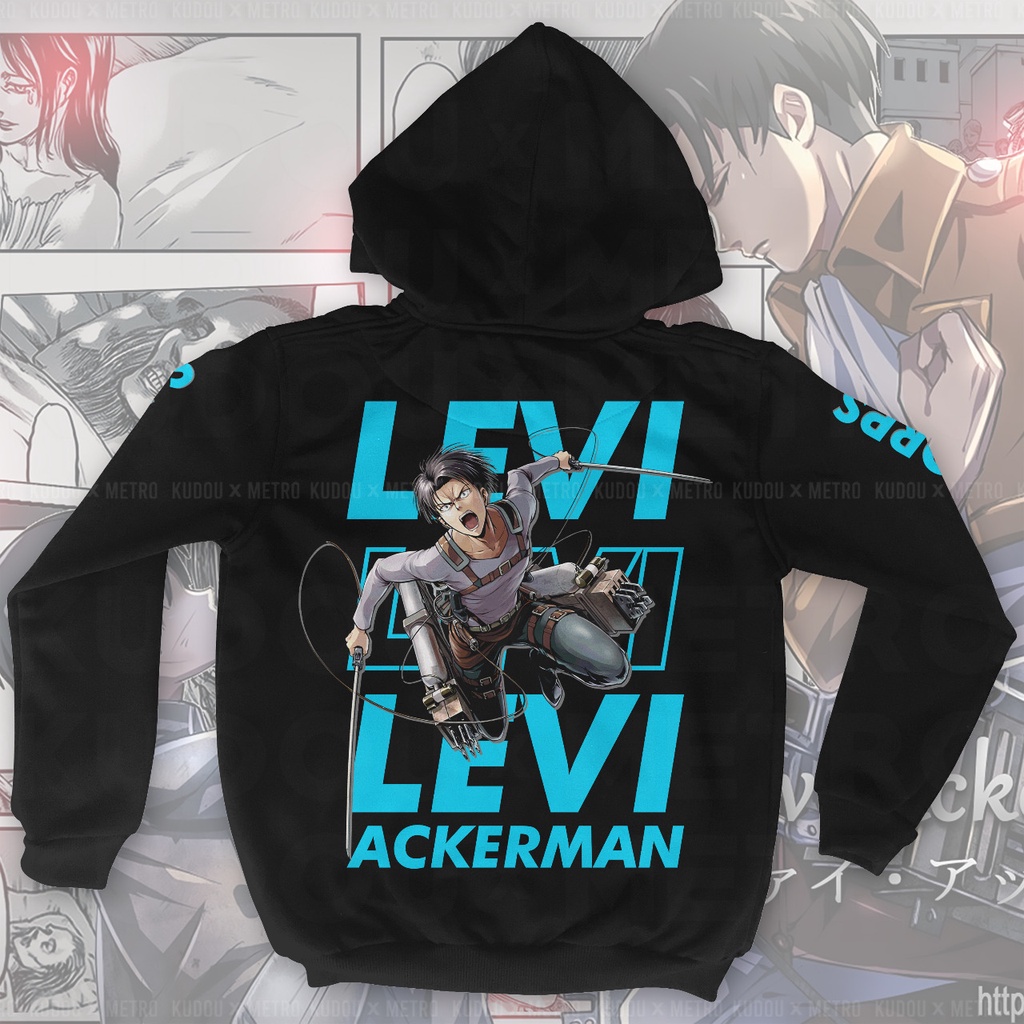 Jaket Levi Special Corps Anime Manga Attack On Titan SNK Unisex