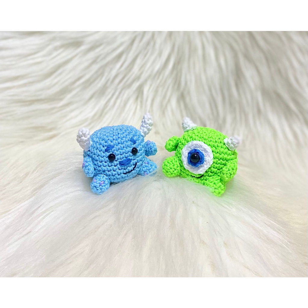 Amigurumi Boneka Rajut MIKE SULLEY MONSTER INC