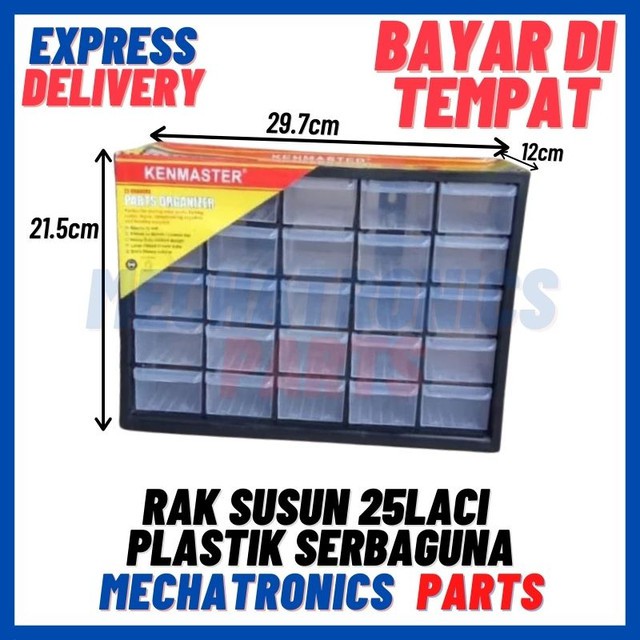 [RAK-9001] RAK SUSUN 25LACI PLASTIK SERBAGUNA