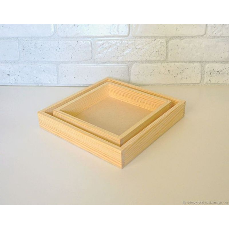WOODEN TRAY / NAMPAN KAYU / NAMPAN / KOTAK HANTARAN / KOTAK SESERAHAN / HANTARAN KAYU / HANTARAN SES