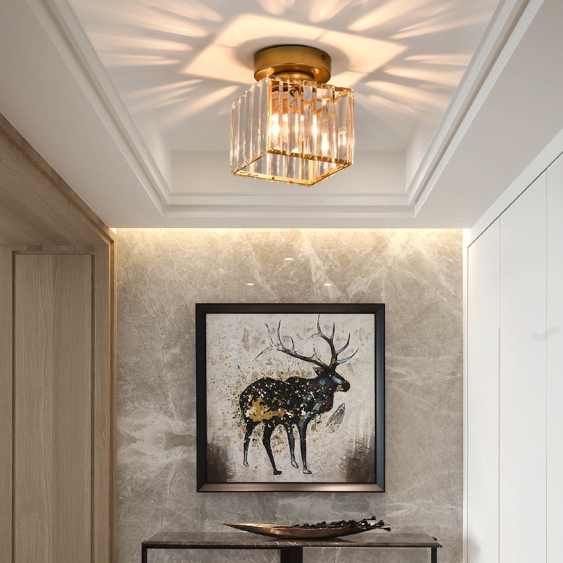Lampu gantung Lampu langit-langit Lampu Plafon LED Rumah Ruang Tamu Kamar Minimalis Lampu Plafon Ceiling Lamp Lampu Plafon Gantung Kristal ruang tamu kamar tidur Ceiling Light Lampu Hias