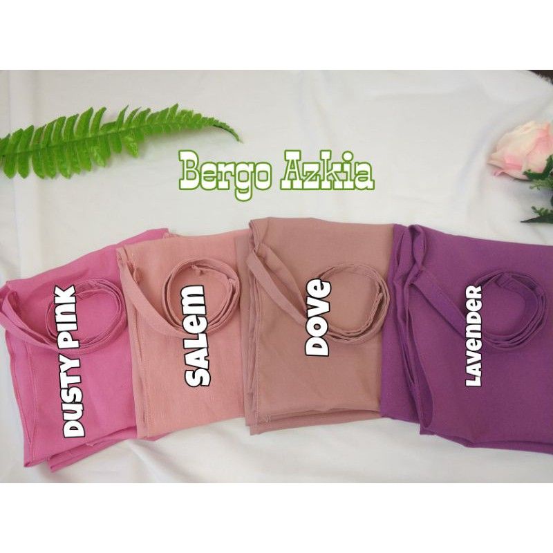HIJAB KHIMAR AZKIA SIMPLE TALI INSTAN/BERGO DIAMOND JILBAB DEWASA KHIMAR HIJAB SPORT