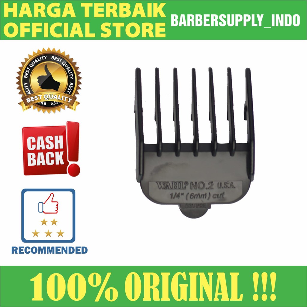 Sepatu Clipper Wahl Ukuran 2 Wahl Guard Attachment Comb ORIGINAL