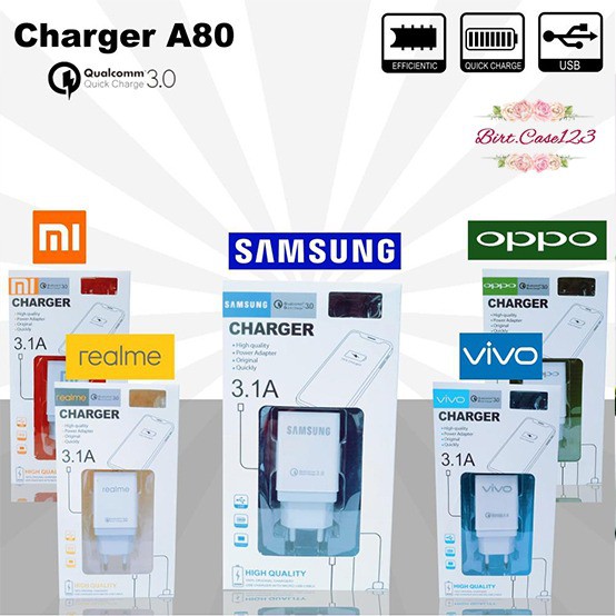 BM048 A80 Cashan Cashan XIAOMI 3Amper QUALCOM micro fast Charging Anti meledak REDMI 3 4X 5A 6A 7A BC3934