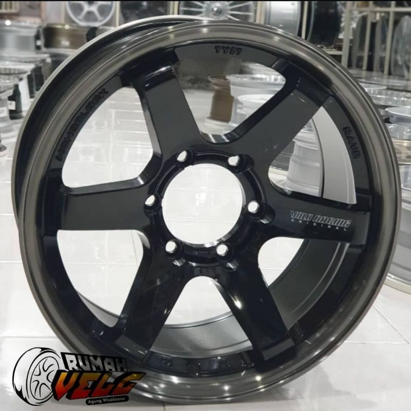 RUMAH VELG MOBIL R17 Te37 ROTA Pcd 6 -139.7Lebar 8.5Et 20
