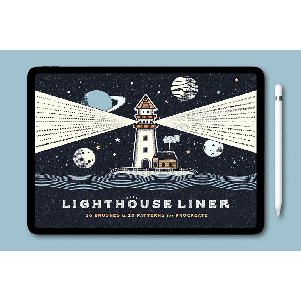 Procreate Brush - Lighthouse Liner Procreate Brushes