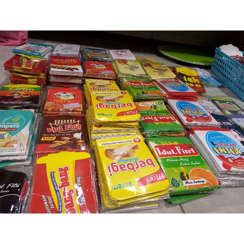 

amplop lebaran angpau lebaran motif unik motif snack