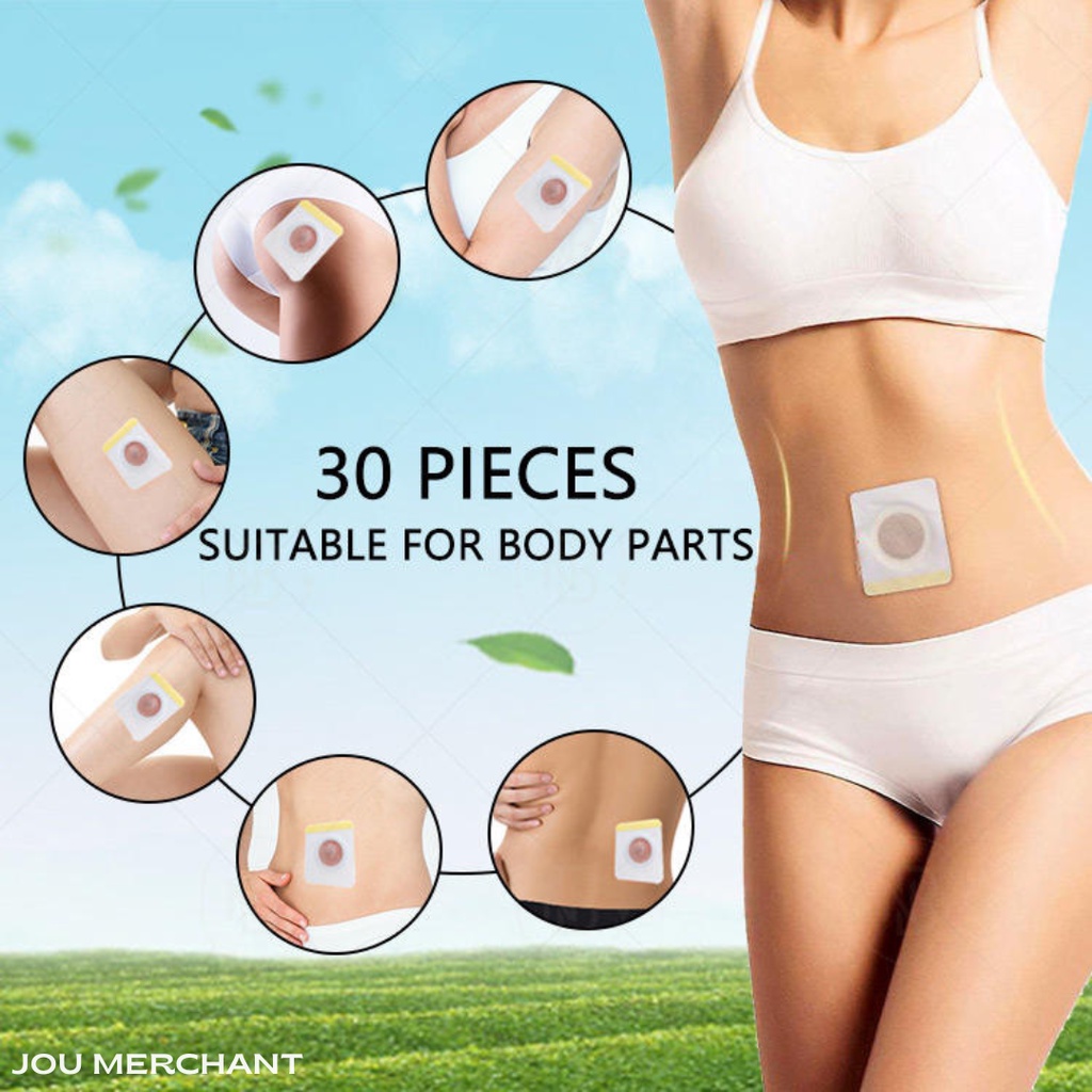 Slim Patch Koyo Pelangsing - Detox Penurun Berat Badan isi 10 PCS / Koyo Pembakar Lemak / Koyo Magnetik / ORIGINAL AMPUH