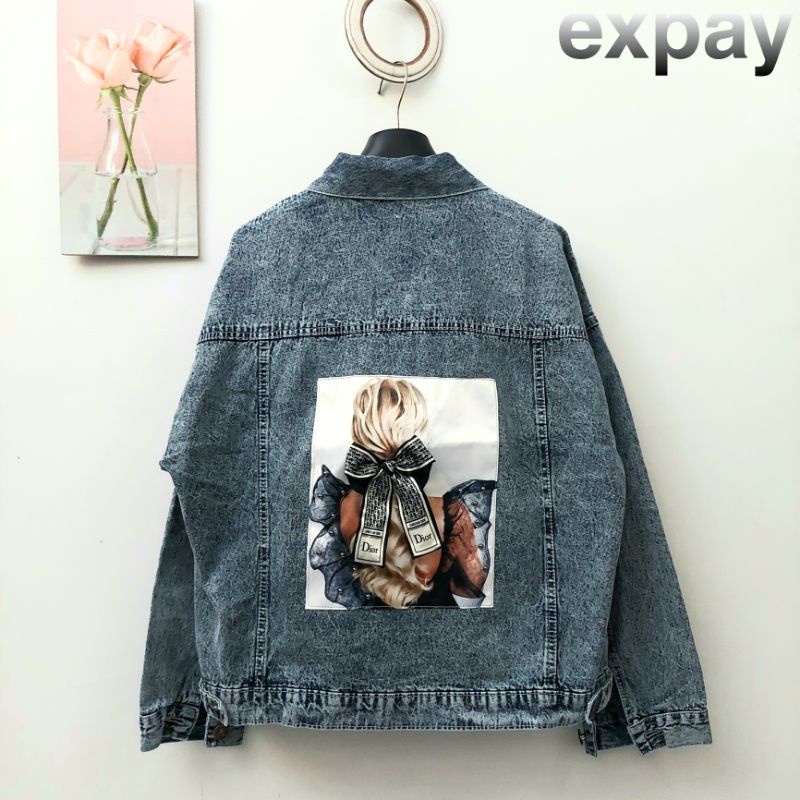 (ORIGINAL) OVERZISE ALABAMA JAKET JEANS By P.M