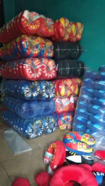 Bantal leher Printing SNI motif Bola