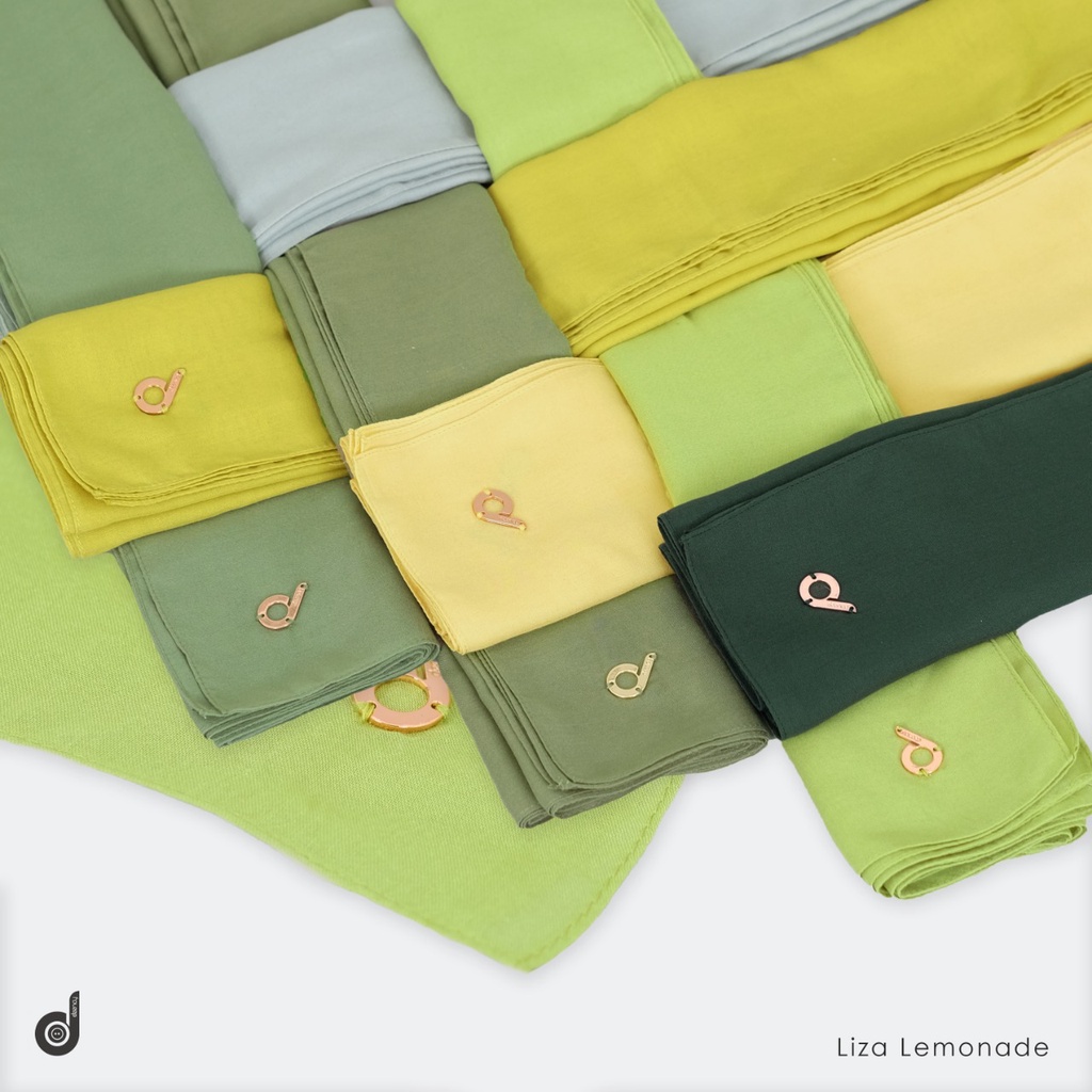 DEENAY POLOS LIZA LEMONADE SERIES |  EMERALD YUCCA PAPPERMINT DARK CITRON CELERY YELLOW CREAM CACTUS