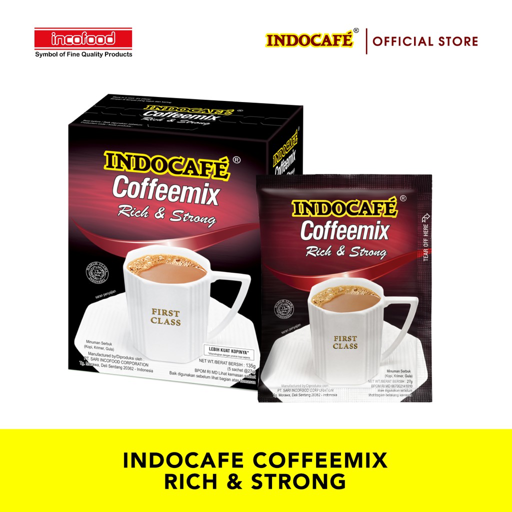 Indocafe Coffeemix Rich &amp; Strong (5 sachet)