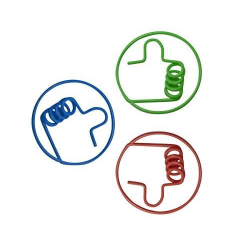 

Klip | Baumgartens 24320 Fun Shapes Thumb Shaped Paper Clip, 5 Height, 4 Widt