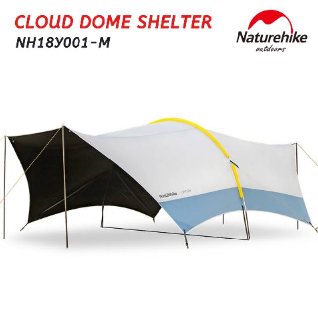 FLYSHEET TENDA CLOUD DOME NATUREHIKE NH19TM006 SHELTER TENT CAMPING BERKEMAH OUTDOOR