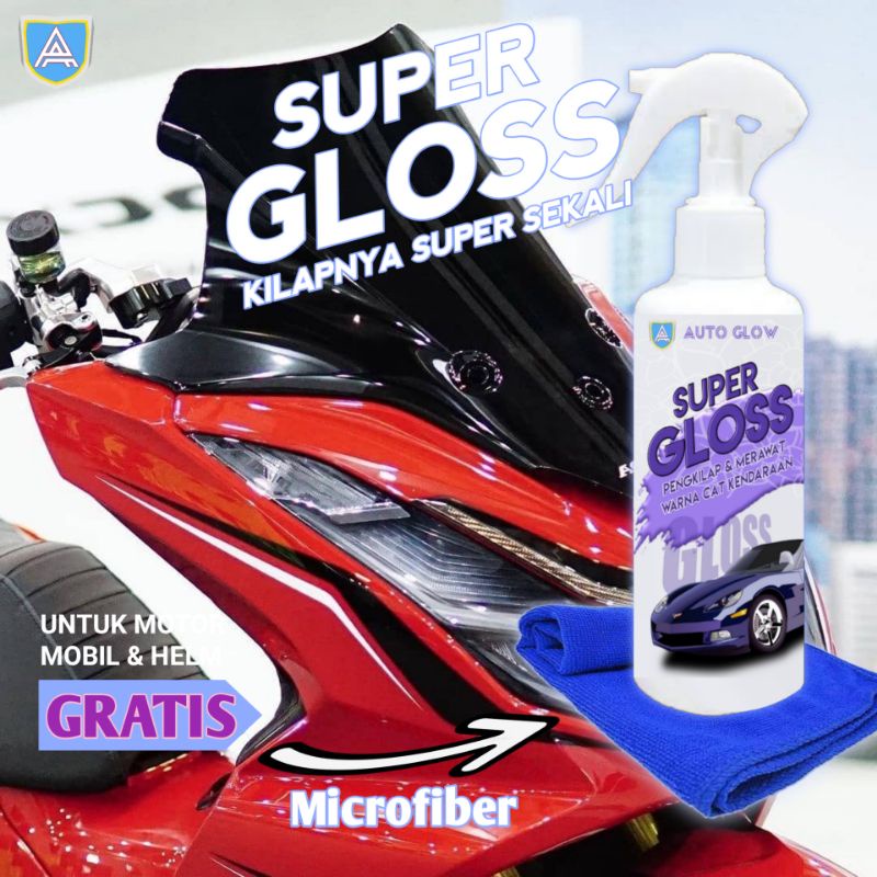 Pengkilap Super Kinclong 100ml Gratis Lap Microfiber Bayar CoD Bisa