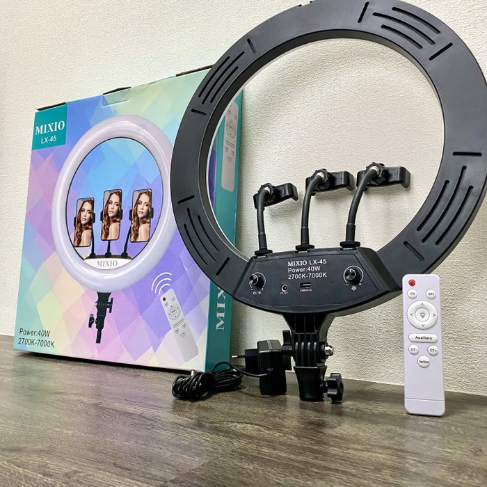 MIXIO RING LIGHT UP YOUR BEAUTY 45CM BESERTA TRIPOD