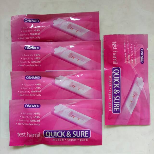 Tes Kehamilan Onemed Quick&amp;Sure &gt; Tes Hamil Cassette &gt; Testpack &gt; Tespek &gt; Pregnancy Test Stick