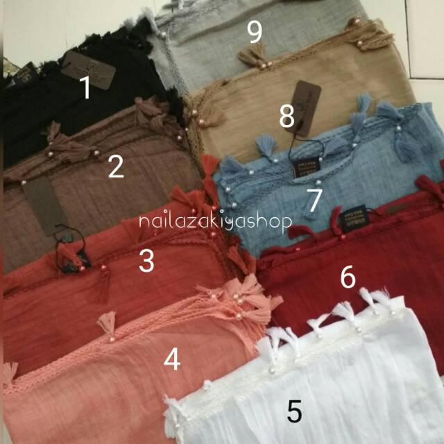 jilbab segi empat polos UMAMA
