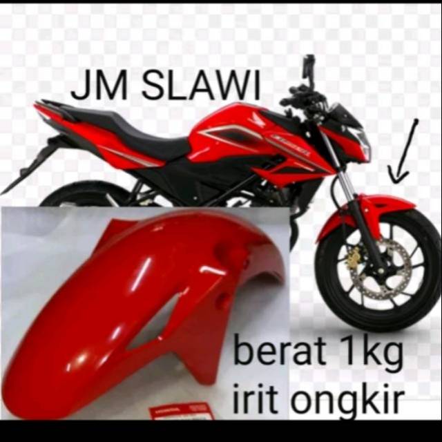 Cover fender front spakbor depan cb 150 led 2016 - 2018 ori AHM Honda